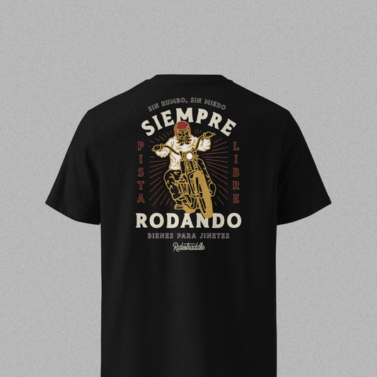 Camiseta Motera Siempre Rodando